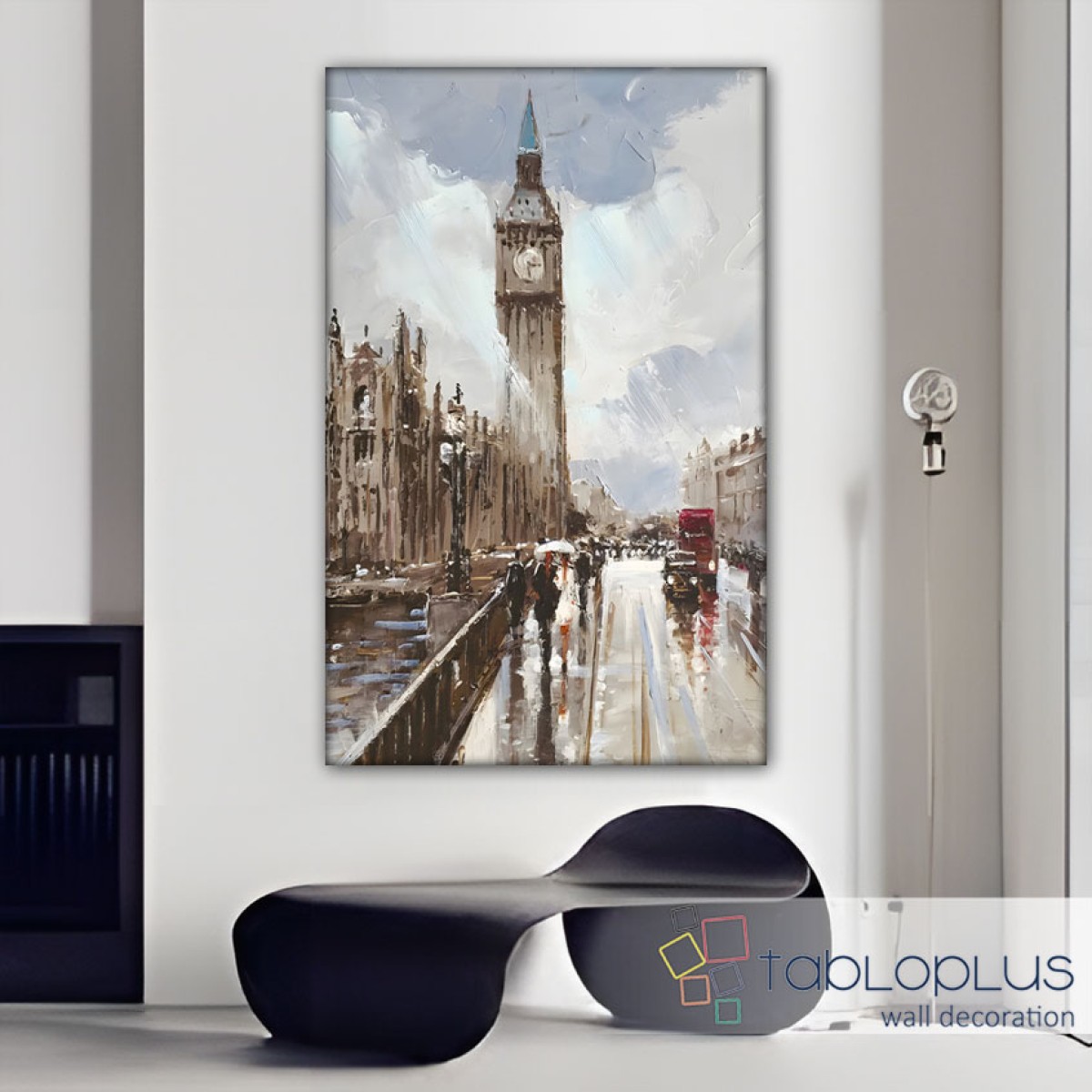 Big Ben II Textured Partial Oil Painting